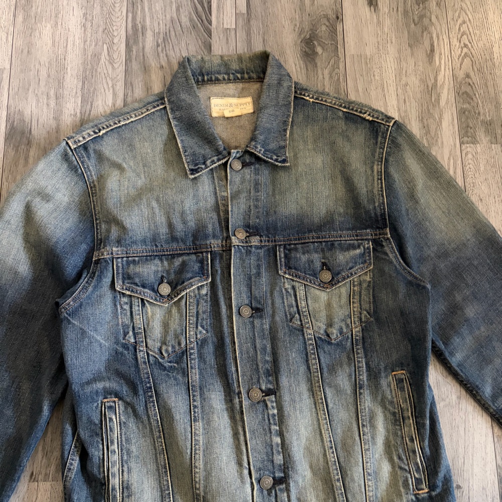 Denim & Supply Ralph Lauren Faded Blue Denim Jacket - Picture 2 of 9